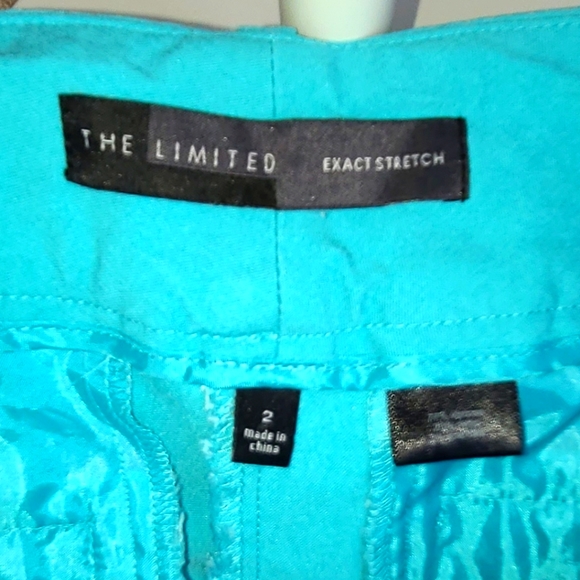 The Limited Aqua Colored Extra Stretch Style Pant - Picture 7 of 8